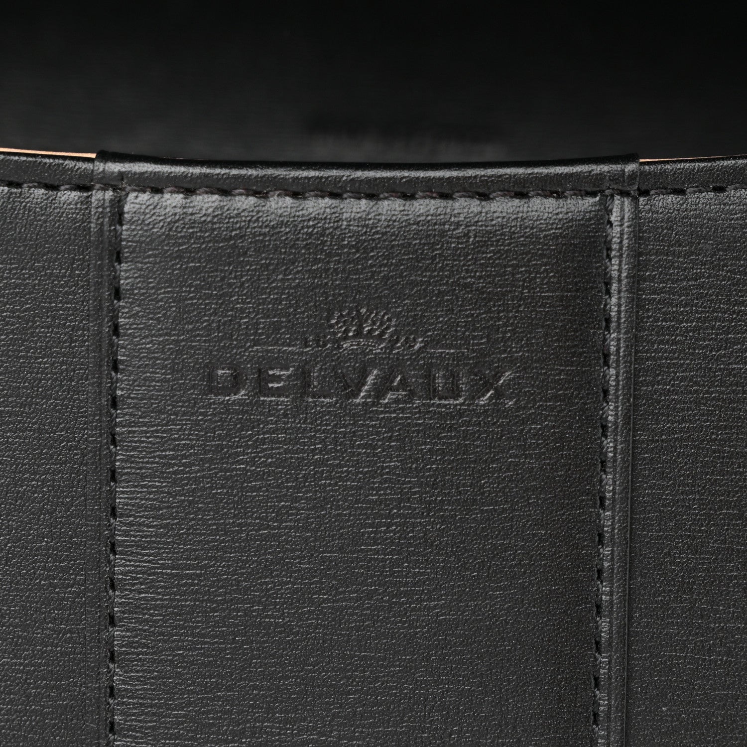 Calfskin MM L'Humour Brillant Satchel Black