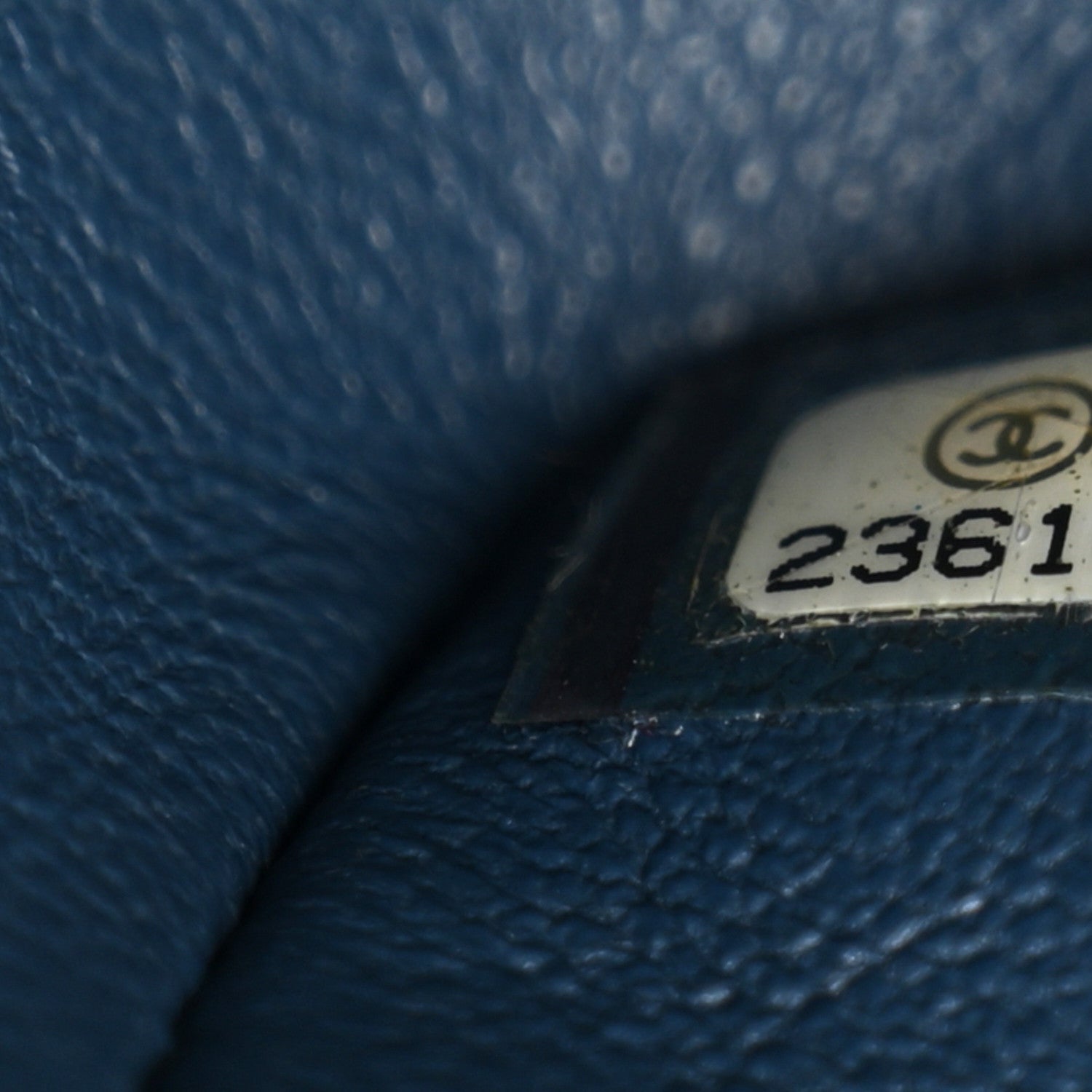 Lambskin Quilted Small Double Flap Navy