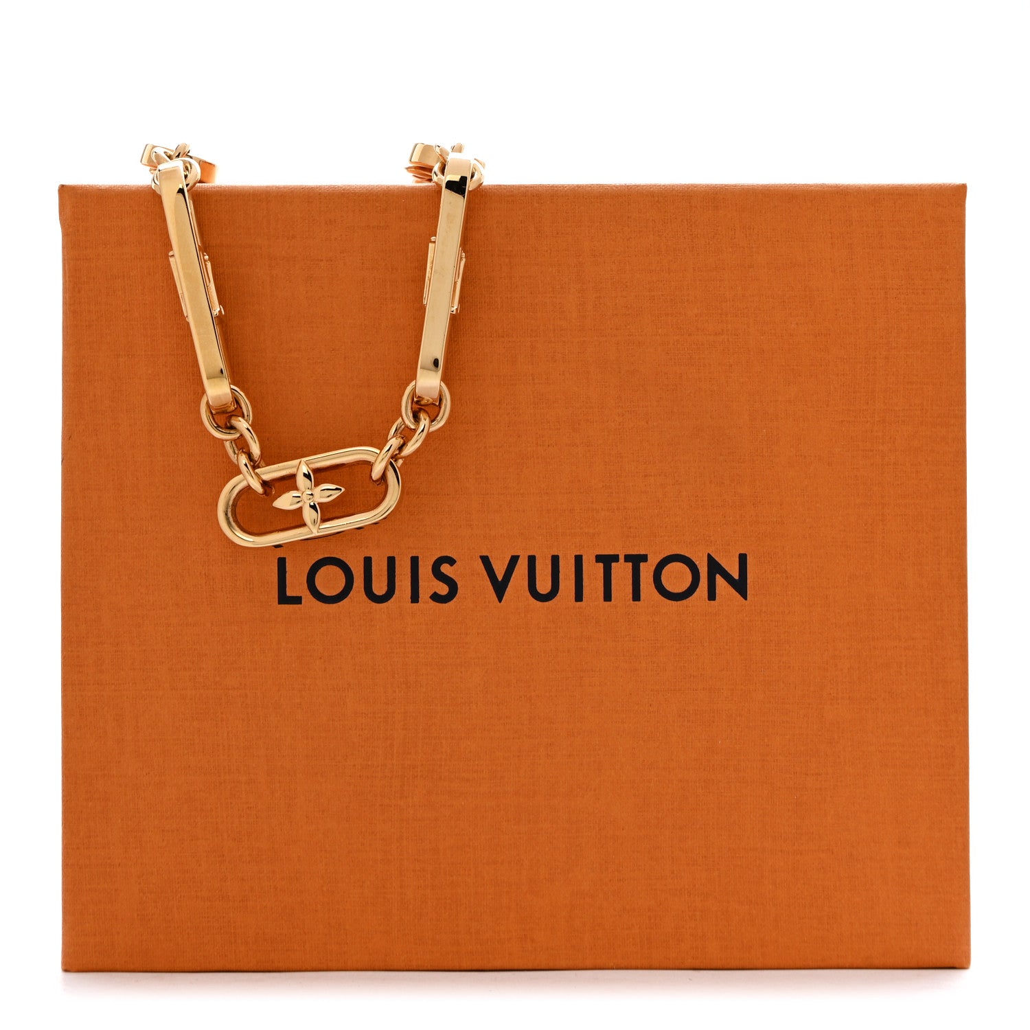Metal My LV Chain Necklace Gold