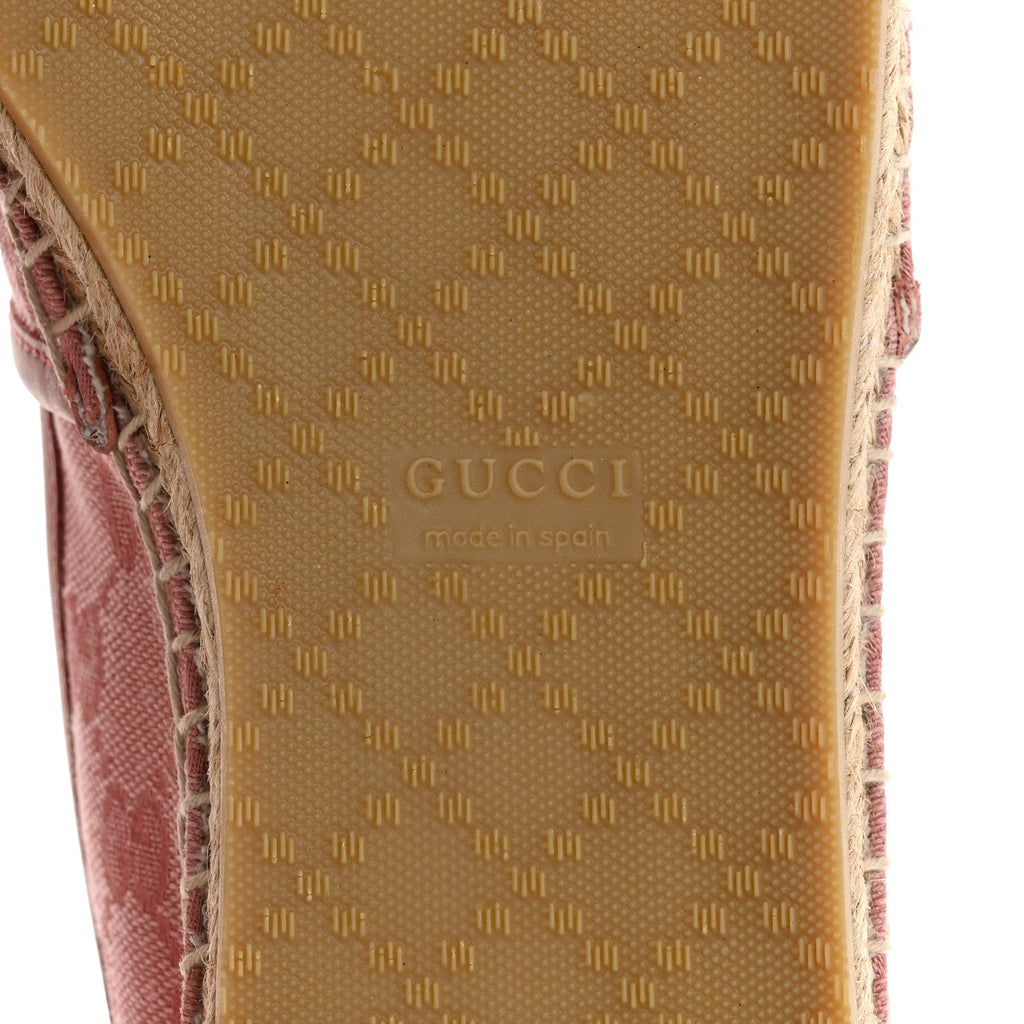 Monogram Espadrilles 37 Soft Pink