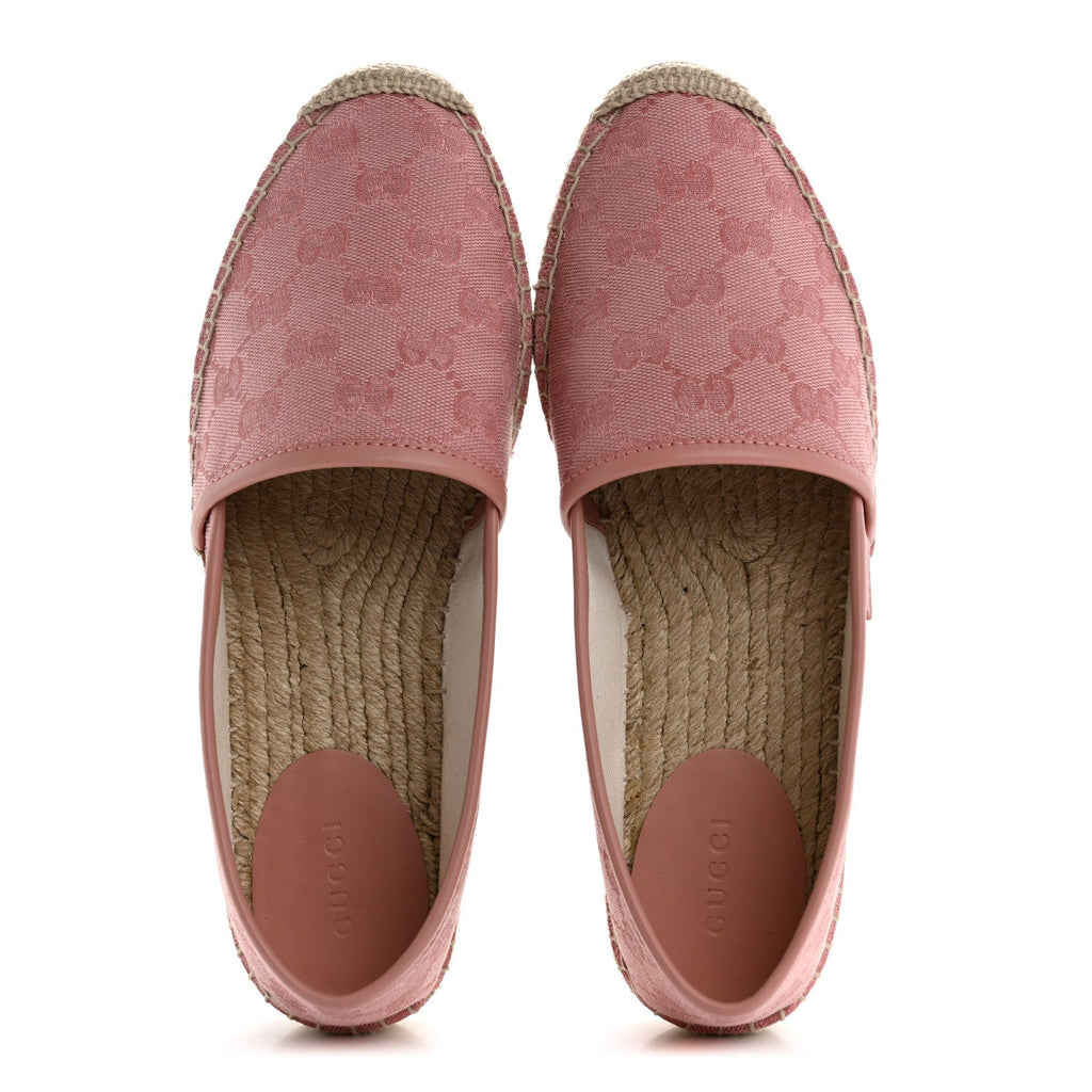 Monogram Espadrilles 37 Soft Pink