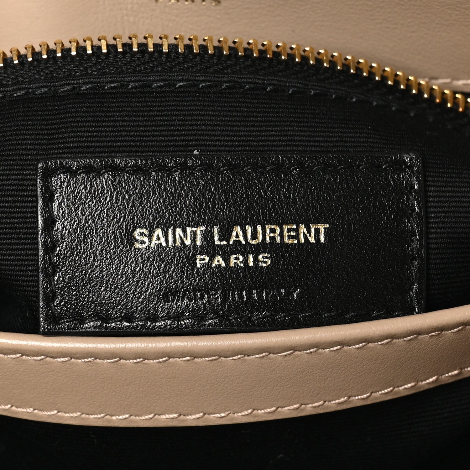 Calfskin Y Quilted Monogram Toy Loulou Crossbody Bag Dark Beige