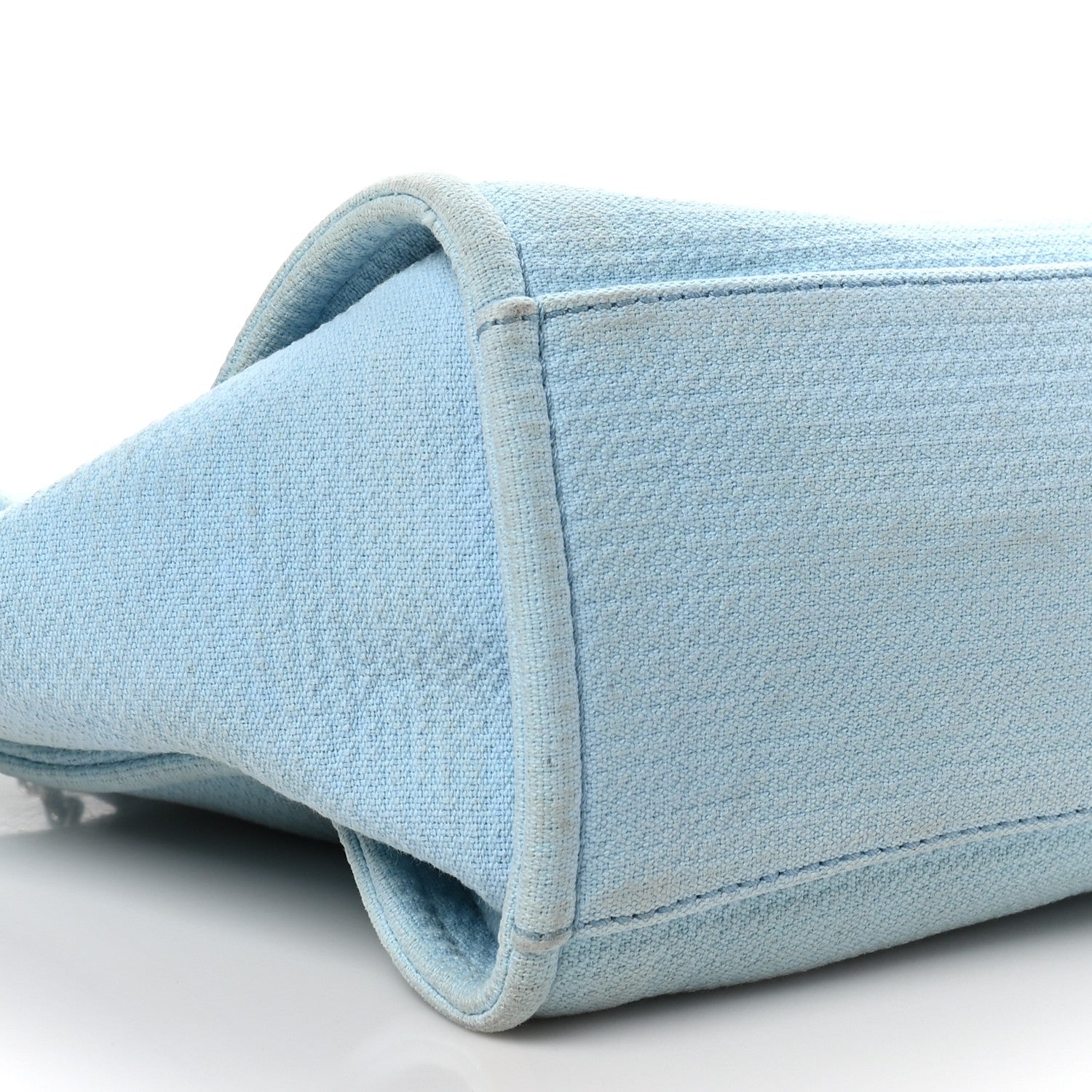 Mixed Fibers Small Deauville Tote Light Blue