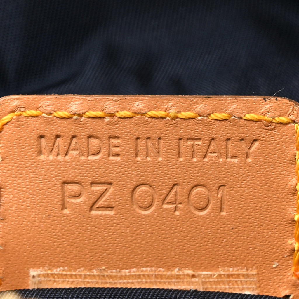 Denim Calfskin Boston Bag Blue