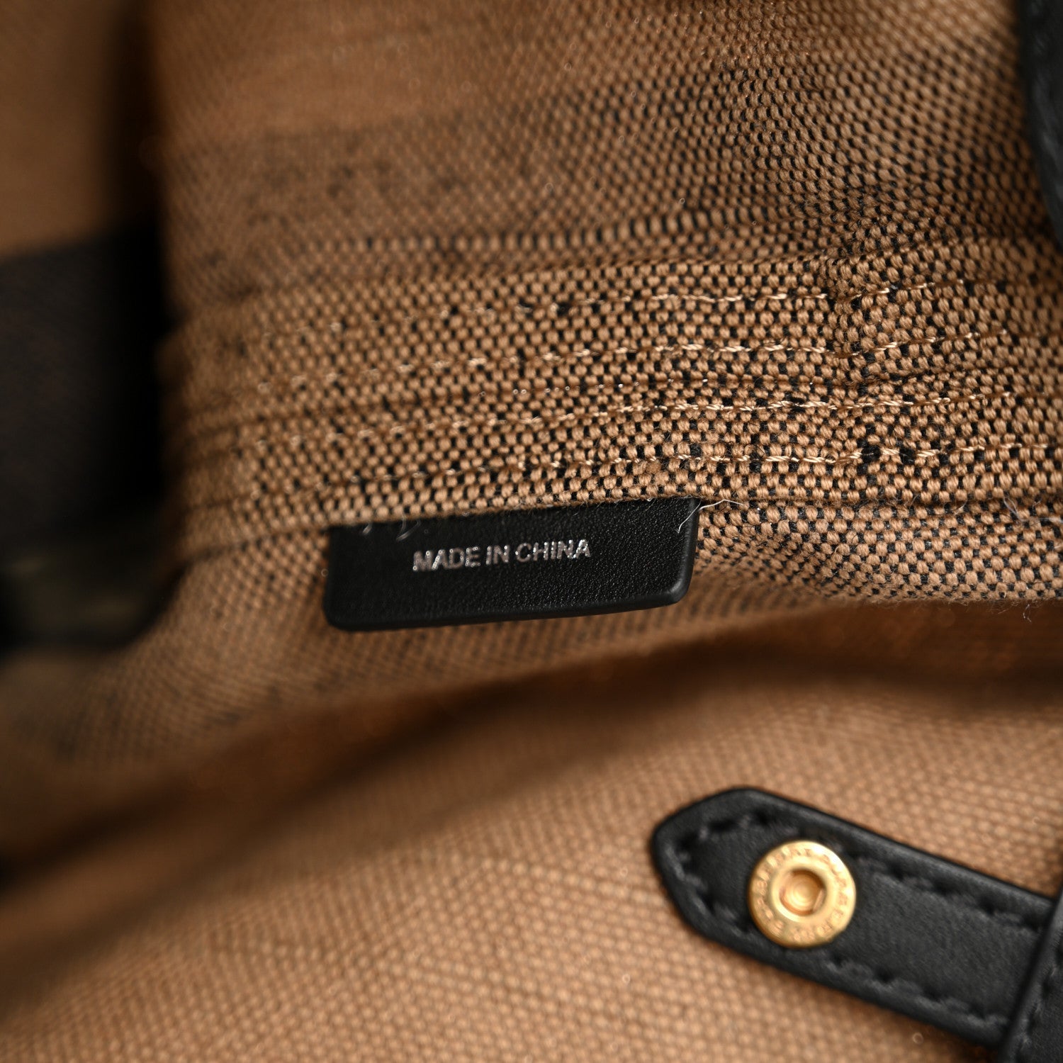 Canvas Mega Check Medium Ashby Hobo Black