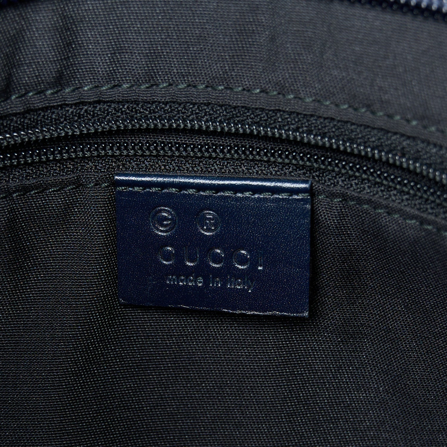 GG Plus Monogram Medium Flat Messenger Bag Navy