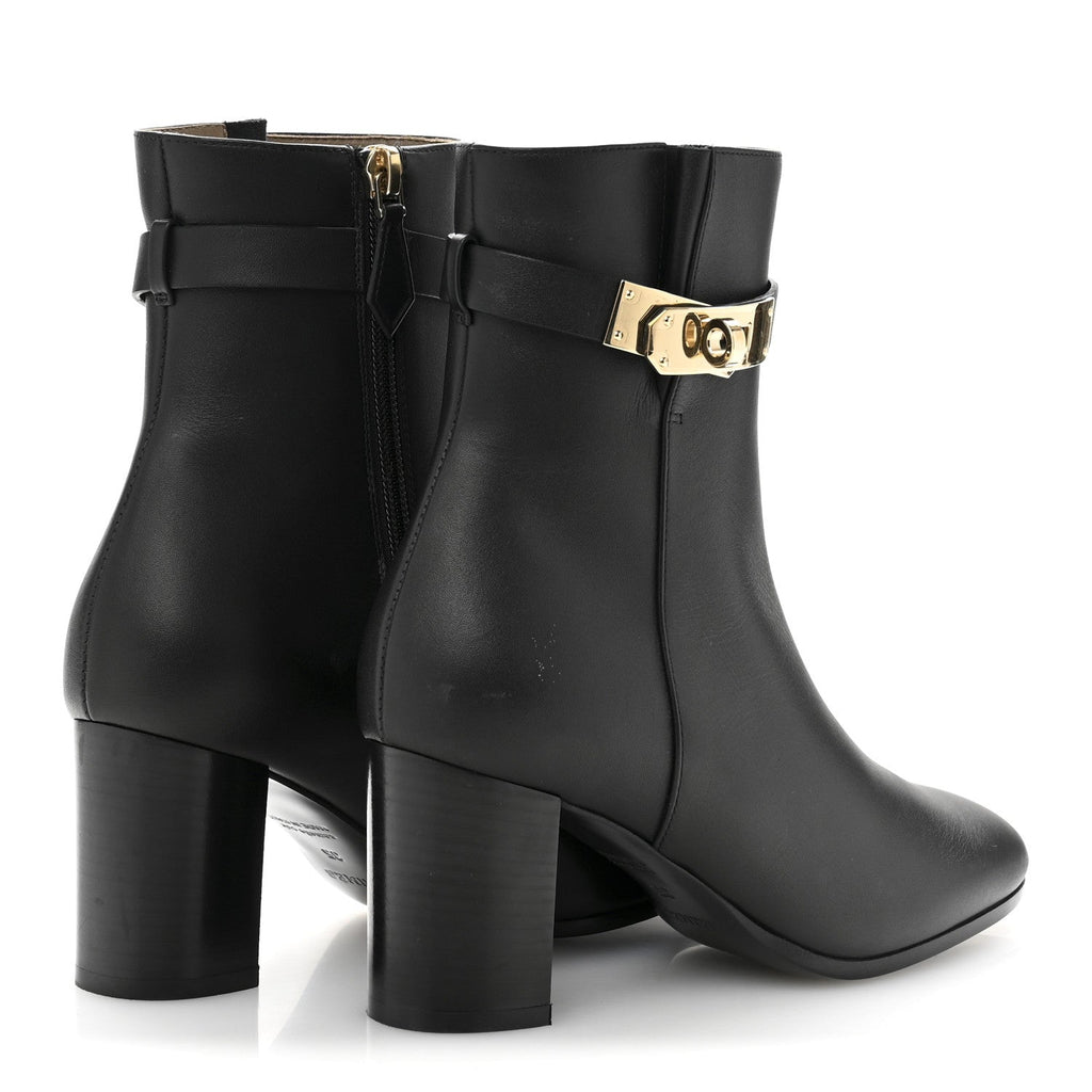 Calfskin Saint Germain Ankle Boots 35 Black