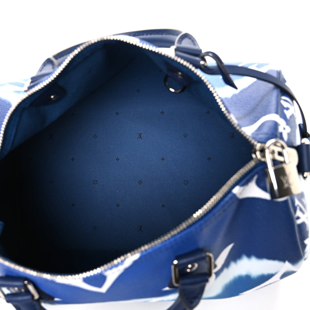 Monogram Escale Speedy Bandouliere 30 Blue