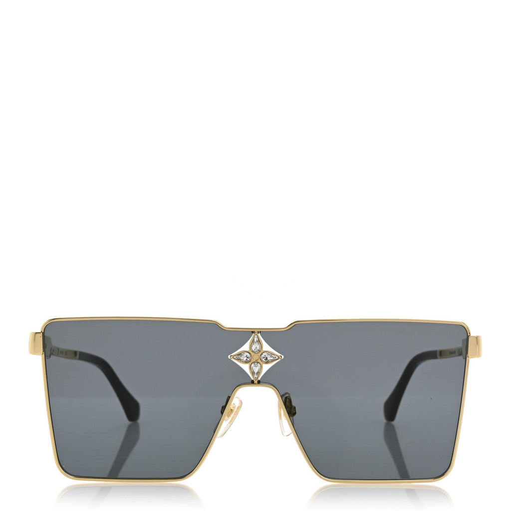 Acetate Swarovski Crystal Cyclone Sunglasses Z1700U Gold
