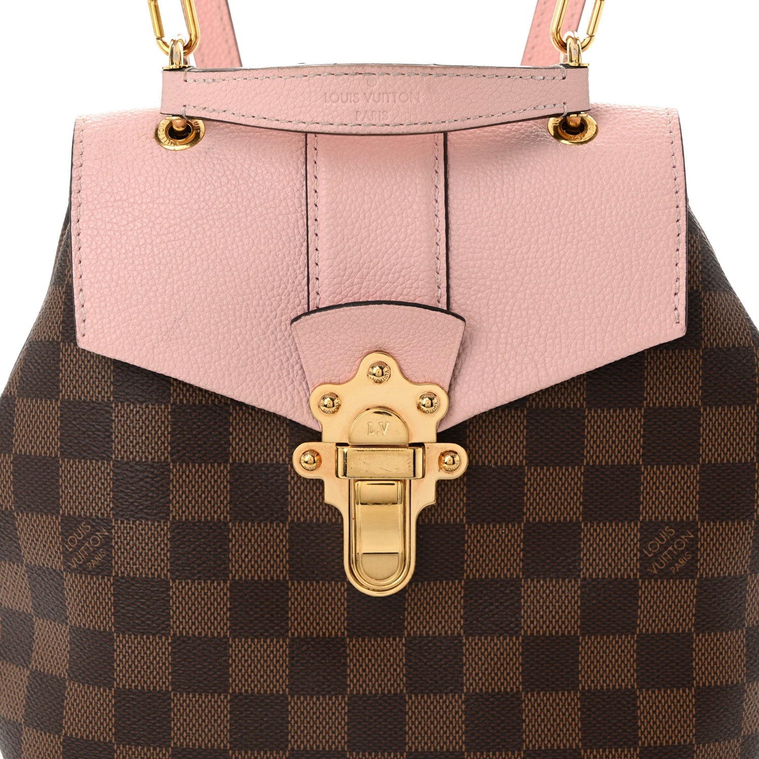 Damier Ebene Clapton Backpack Magnolia