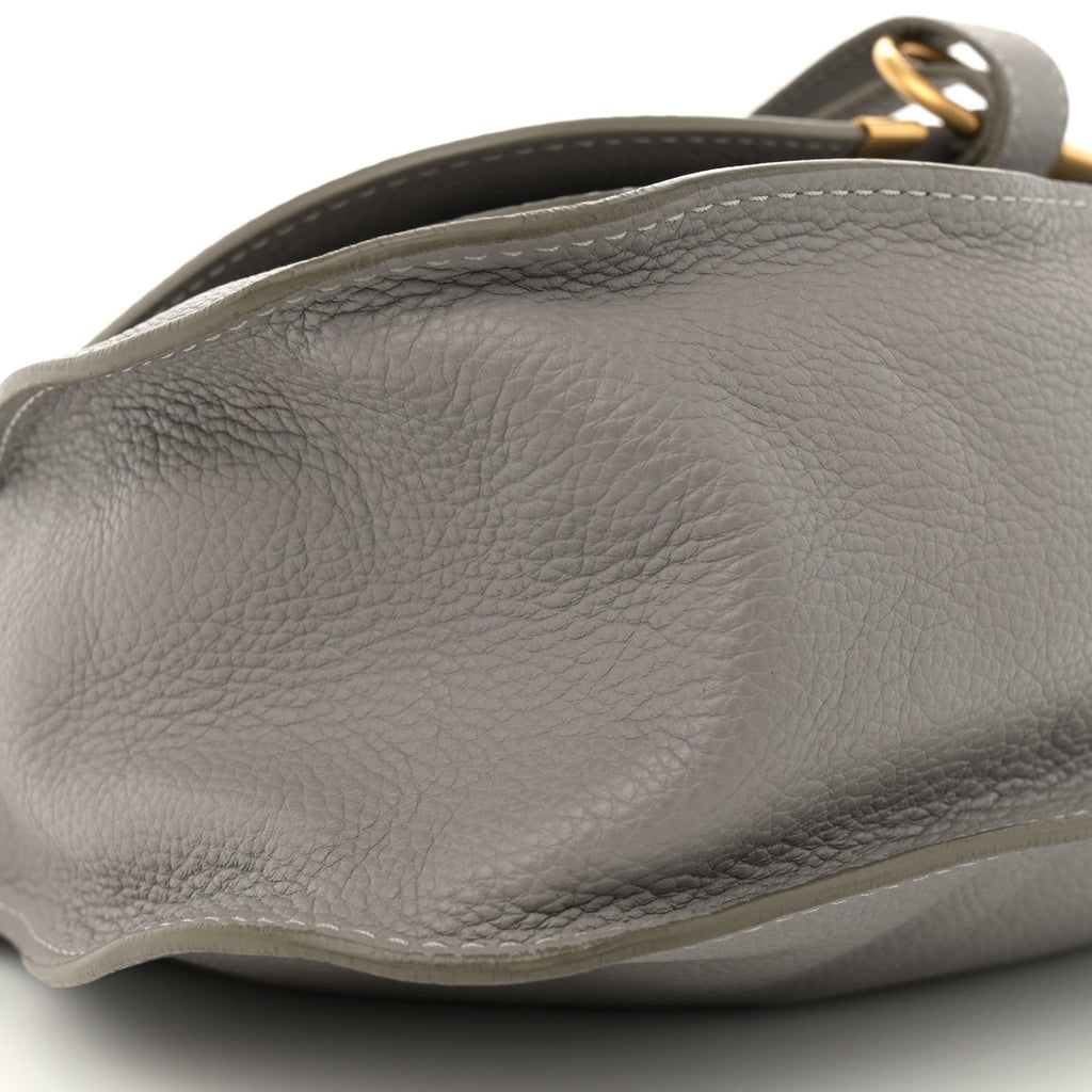 Calfskin Medium Marcie Satchel Cashmere Grey