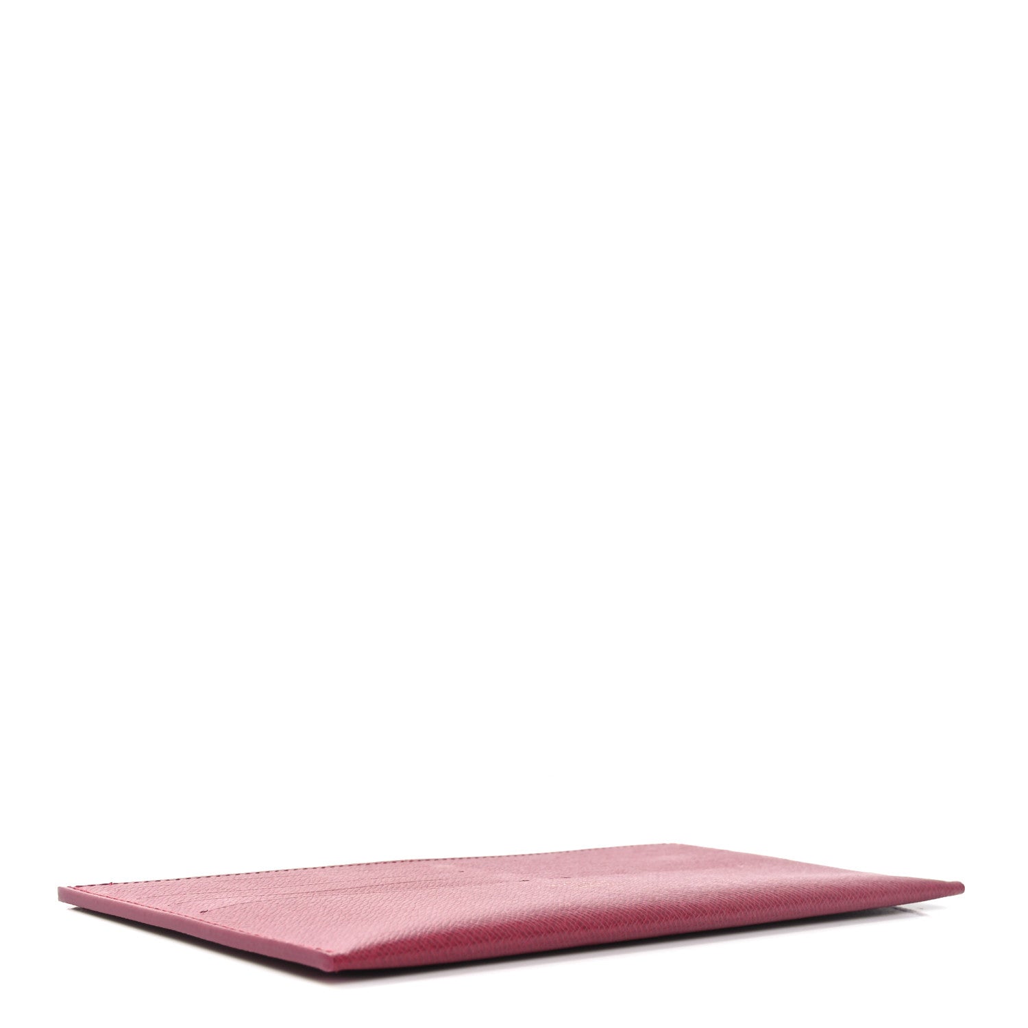 Calfskin Felicie Card Holder Insert Fuchsia