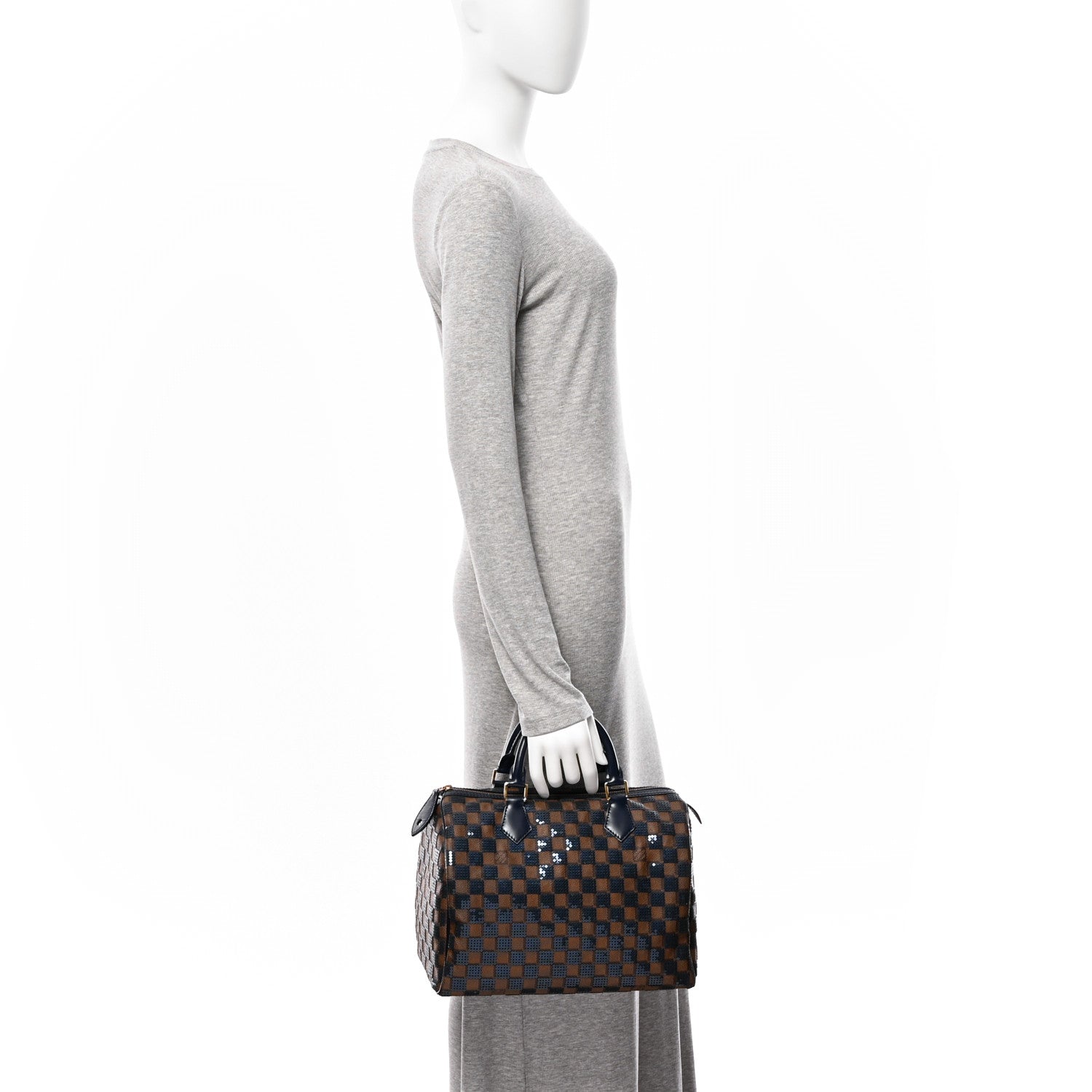 Damier Paillettes Speedy 30 Blue