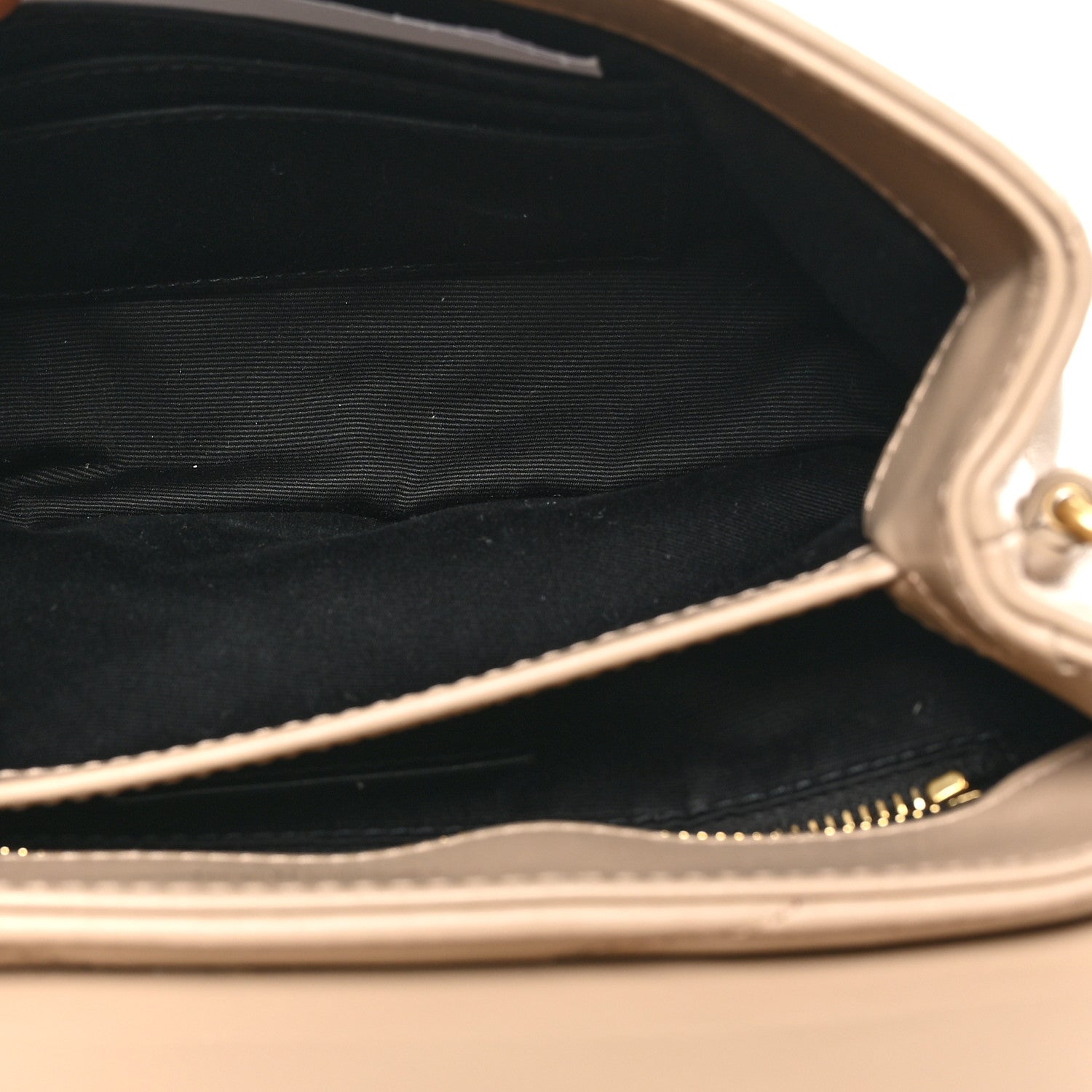 Calfskin Y Quilted Monogram Toy Loulou Crossbody Bag Dark Beige