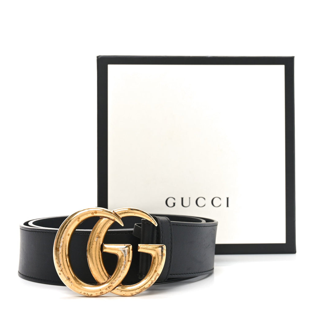 Calfskin Double G 40mm Belt 85 34 Black