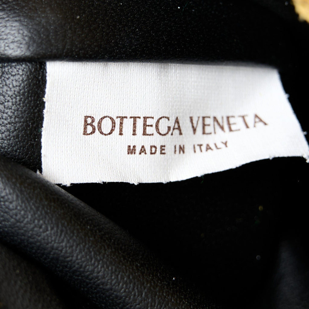 Metallic Nappa Intrecciato Mini Jodie Gold