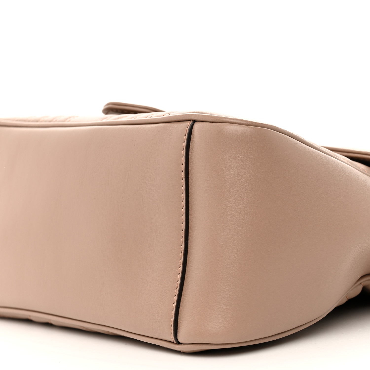 Calfskin Matelasse Small GG Marmont Top Handle Shoulder Bag Porcelain Rose