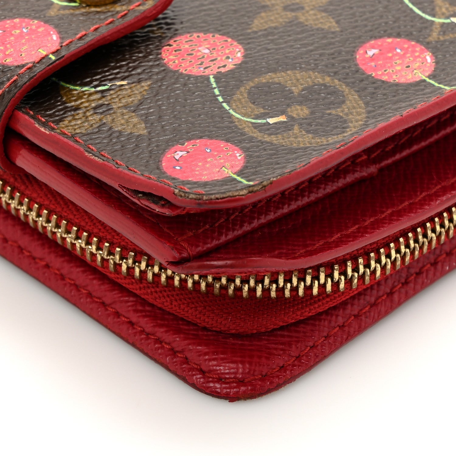 Monogram Cerises Compact Zippe Wallet