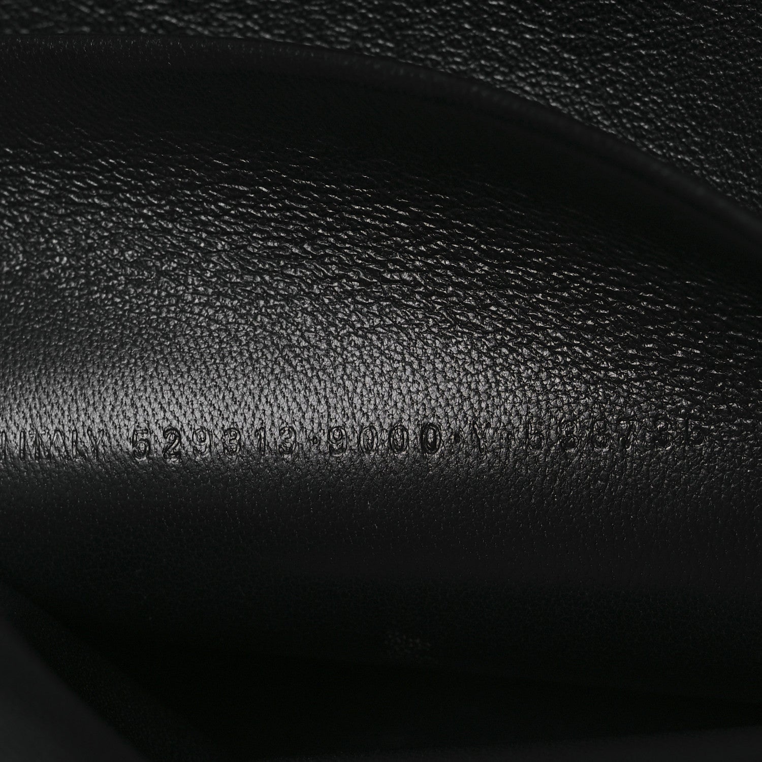 Calfskin Logo Large Zip Pouch White