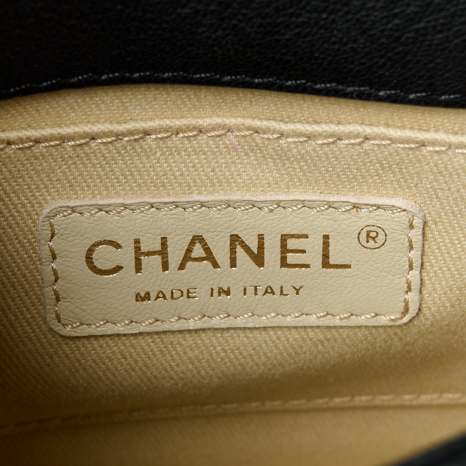 Goatskin Quilted Small Rita Top Handle Flap Black