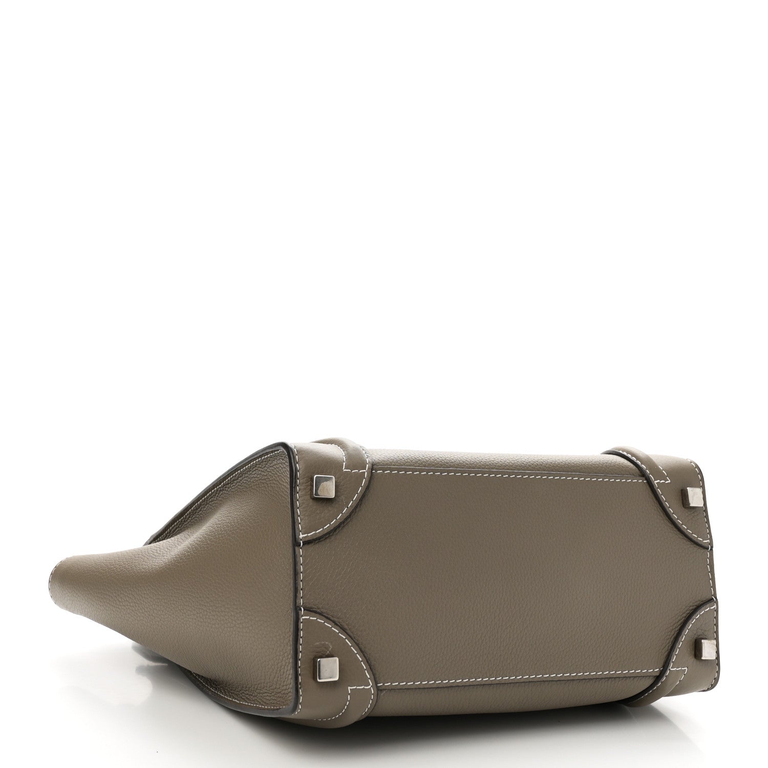 Drummed Calfskin Micro Luggage Souris