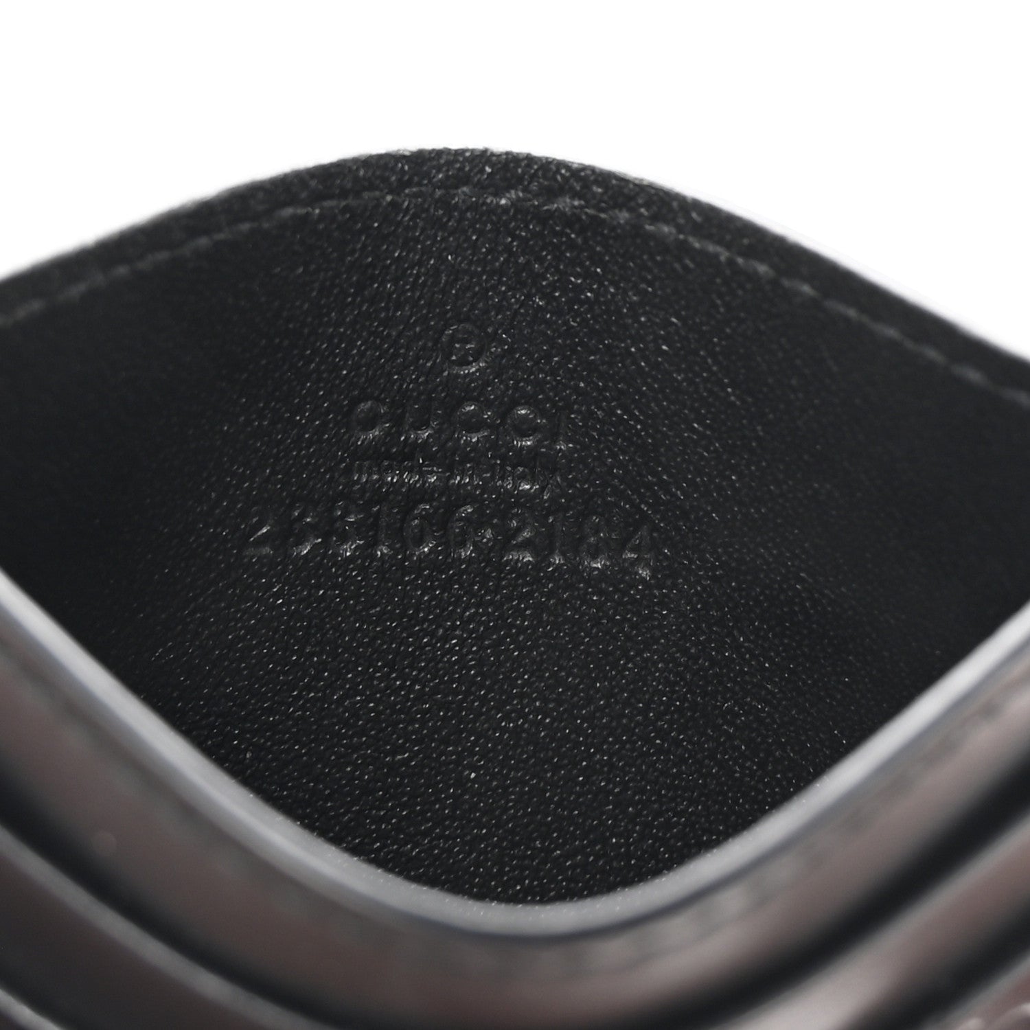 Guccissima Card Holder Black