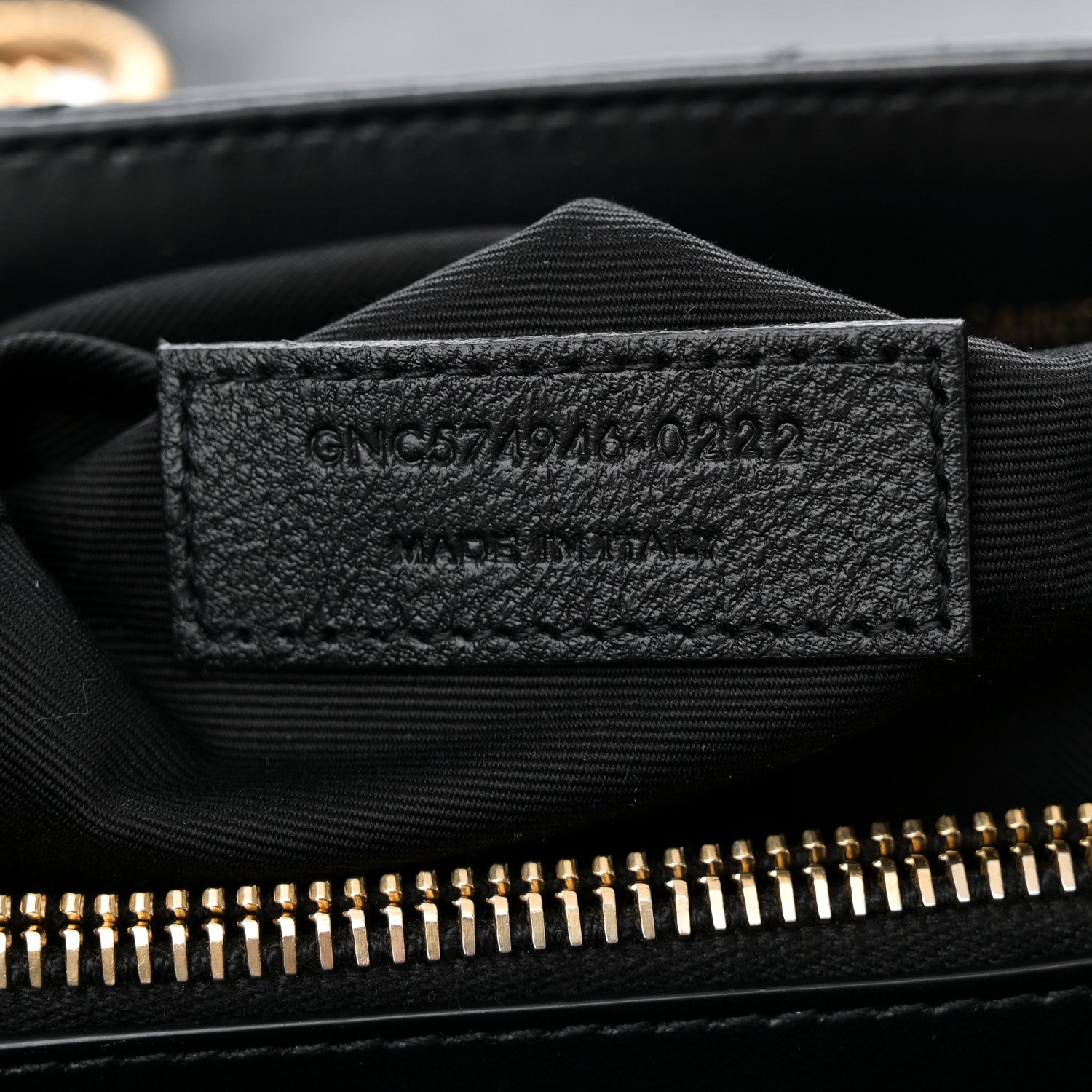 Calfskin Y Quilted Monogram Medium Loulou Chain Satchel Black