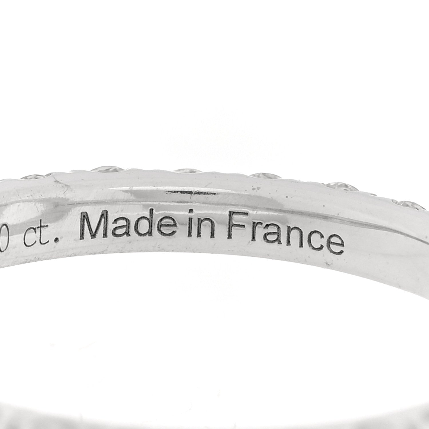 18K White Gold Diamond Finesse Ring 51 5.75