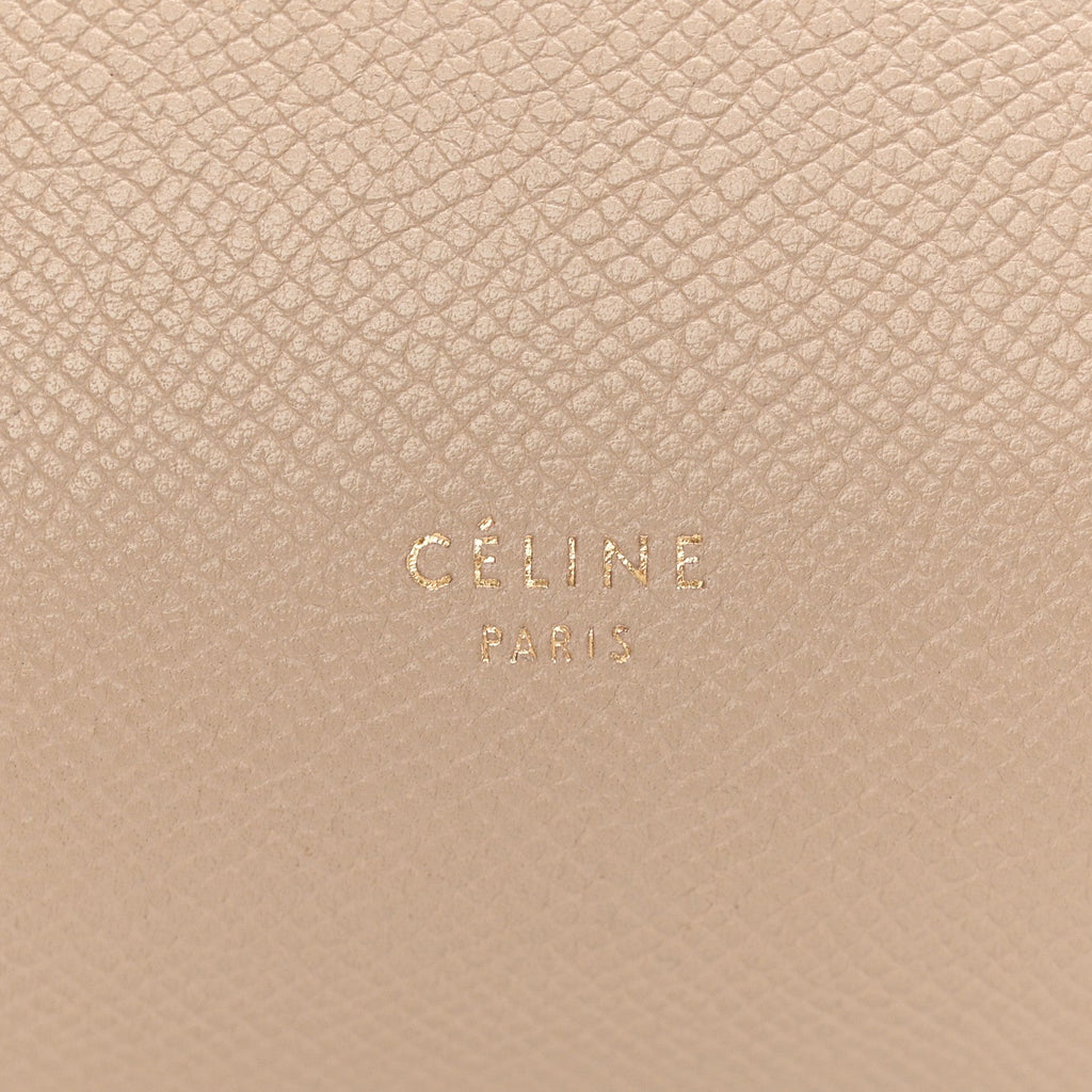 Grained Calfskin Mini Belt Bag Light Taupe