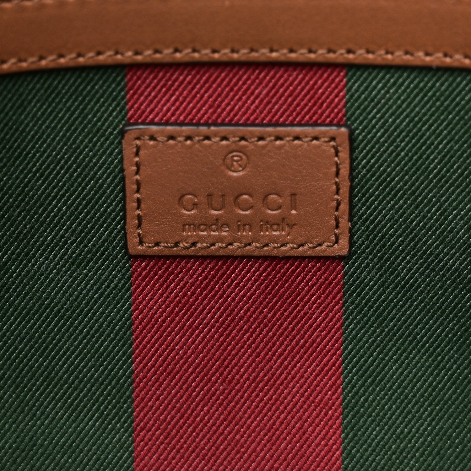 GG Supreme Monogram Emblem Medium Tote Bag Beige Dark Brown