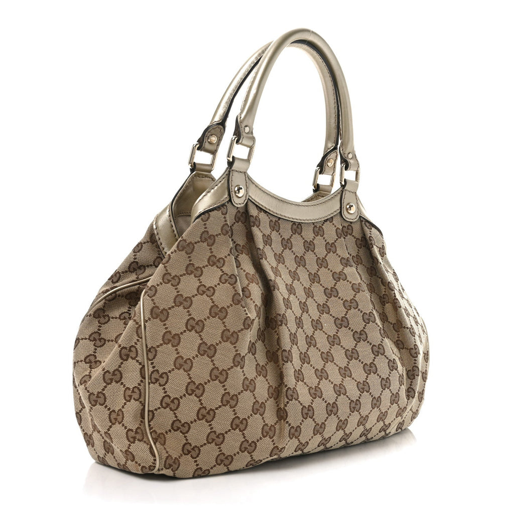 Monogram Medium Sukey Tote Champagne