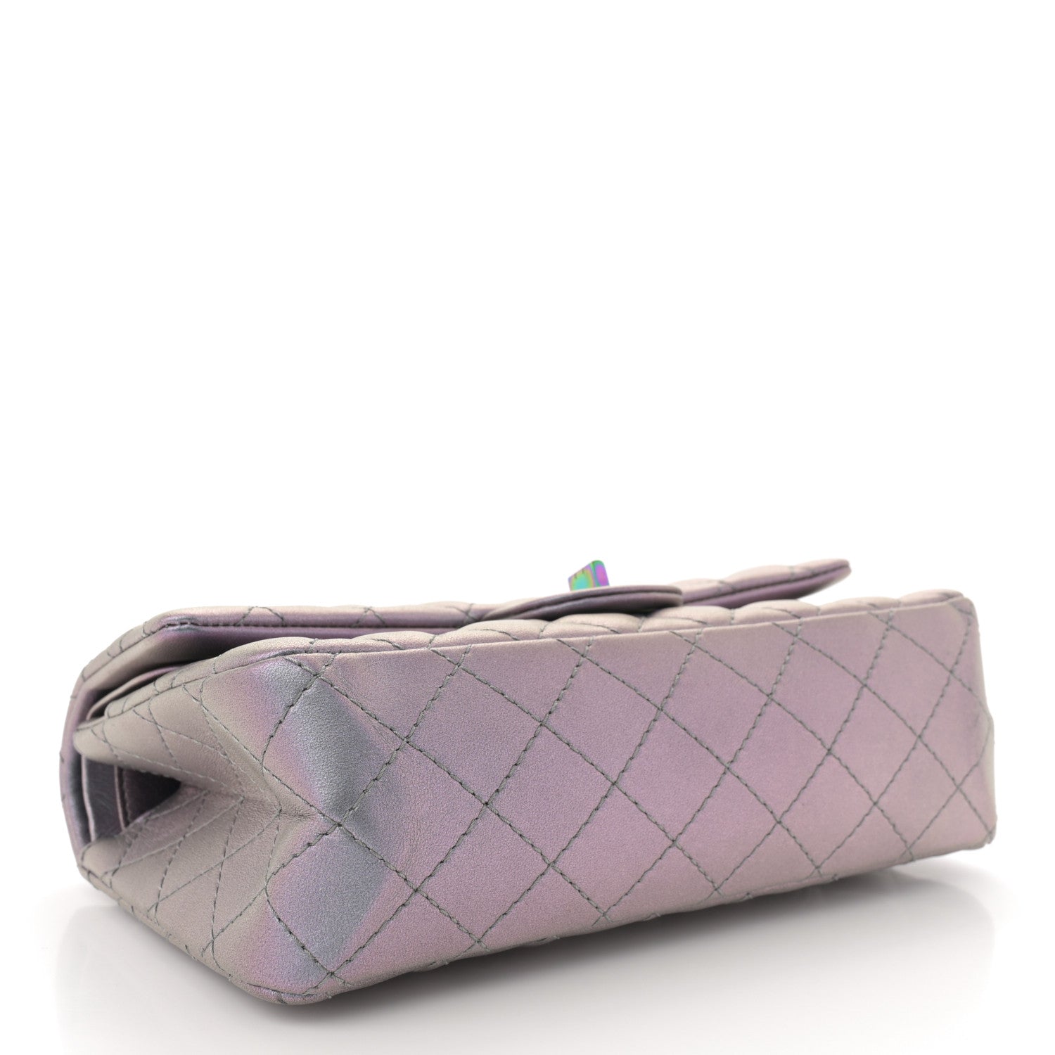 Iridescent Lambskin Quilted 2.55 Reissue 225 Flap Light Purple
