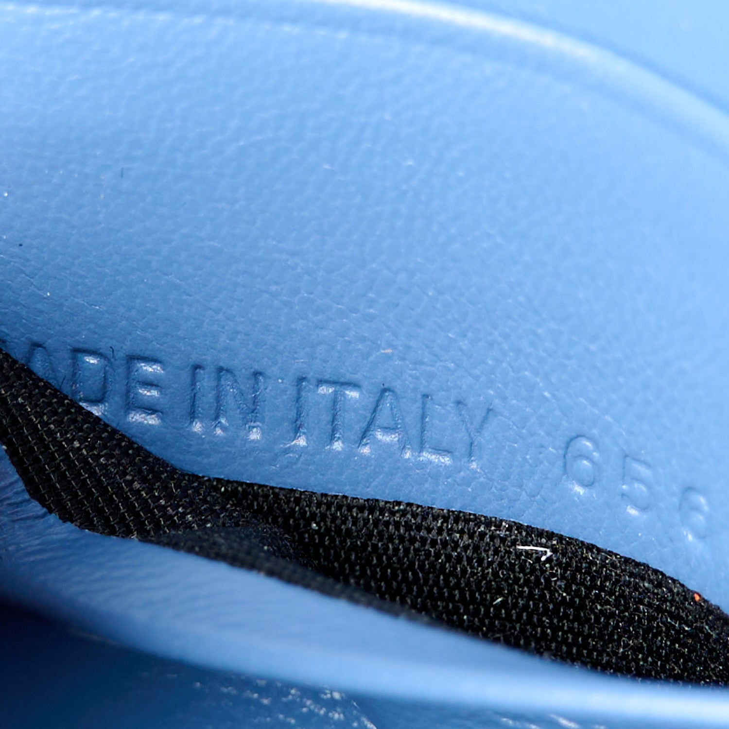 Denim BB Monogram Hourglass Chain Bag Blue