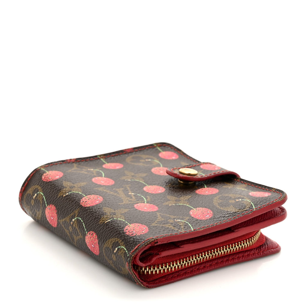 Monogram Cerises Compact Zippe Wallet
