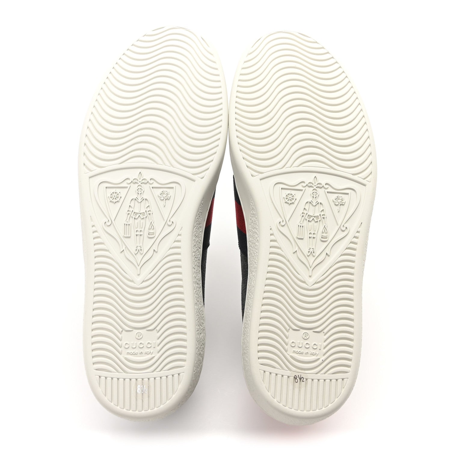 GG Supreme Monogram Ayers Web Mens New Ace Sneakers 8.5 Black