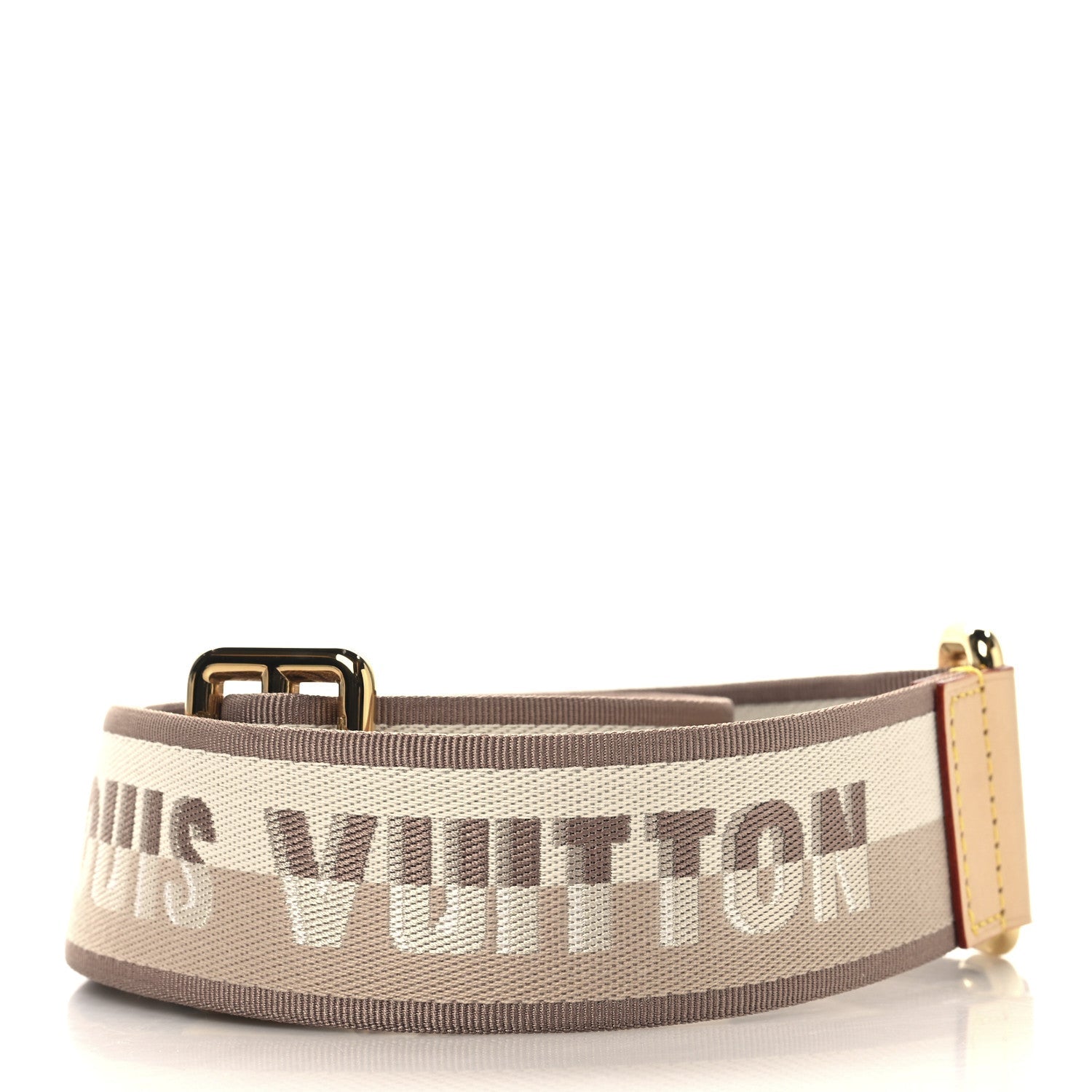 Jacquard Speedy Bandouliere 20 Shoulder Strap Beige Brown