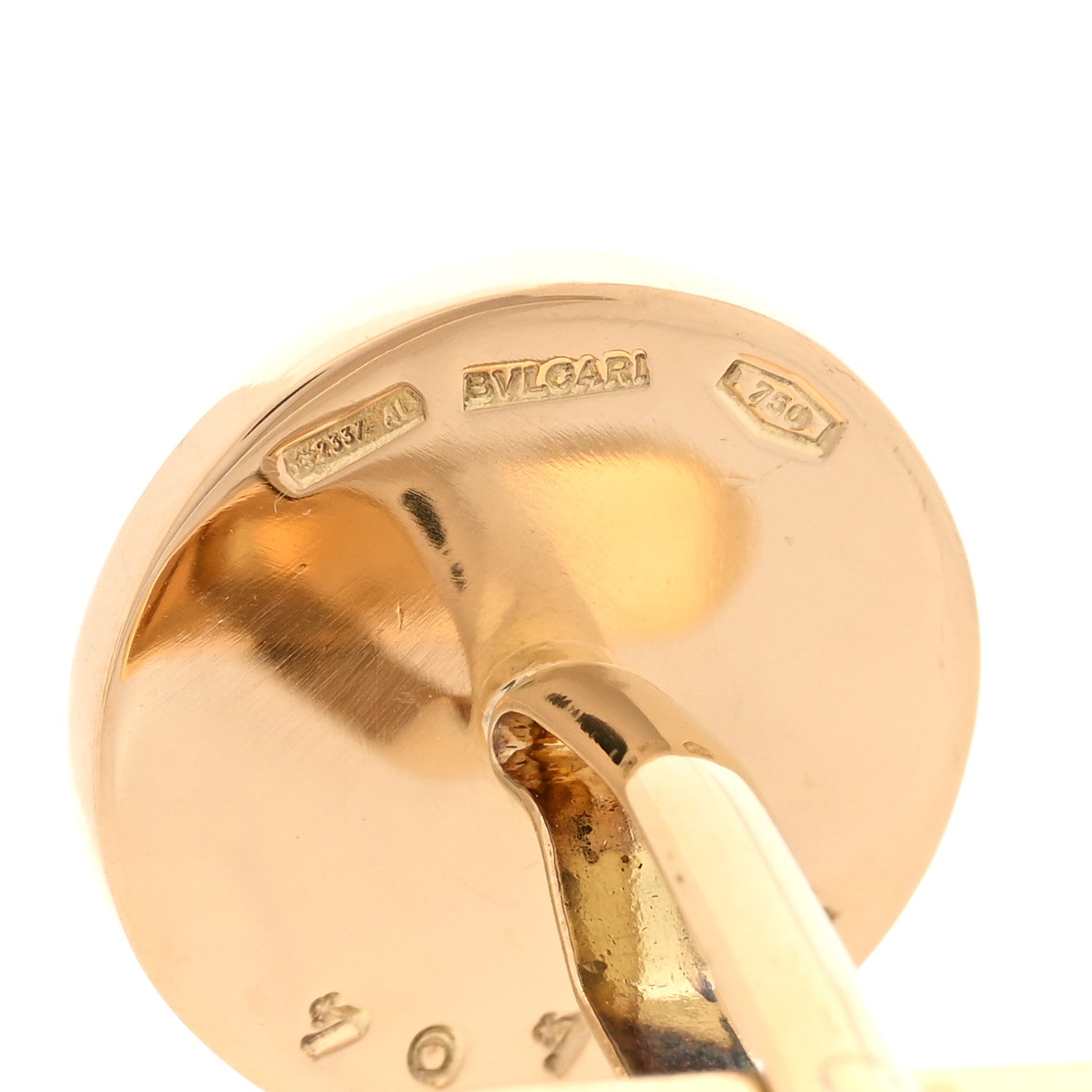 18K Yellow Gold Black Onyx BVLGARI BVLGARI Mens Dress Set