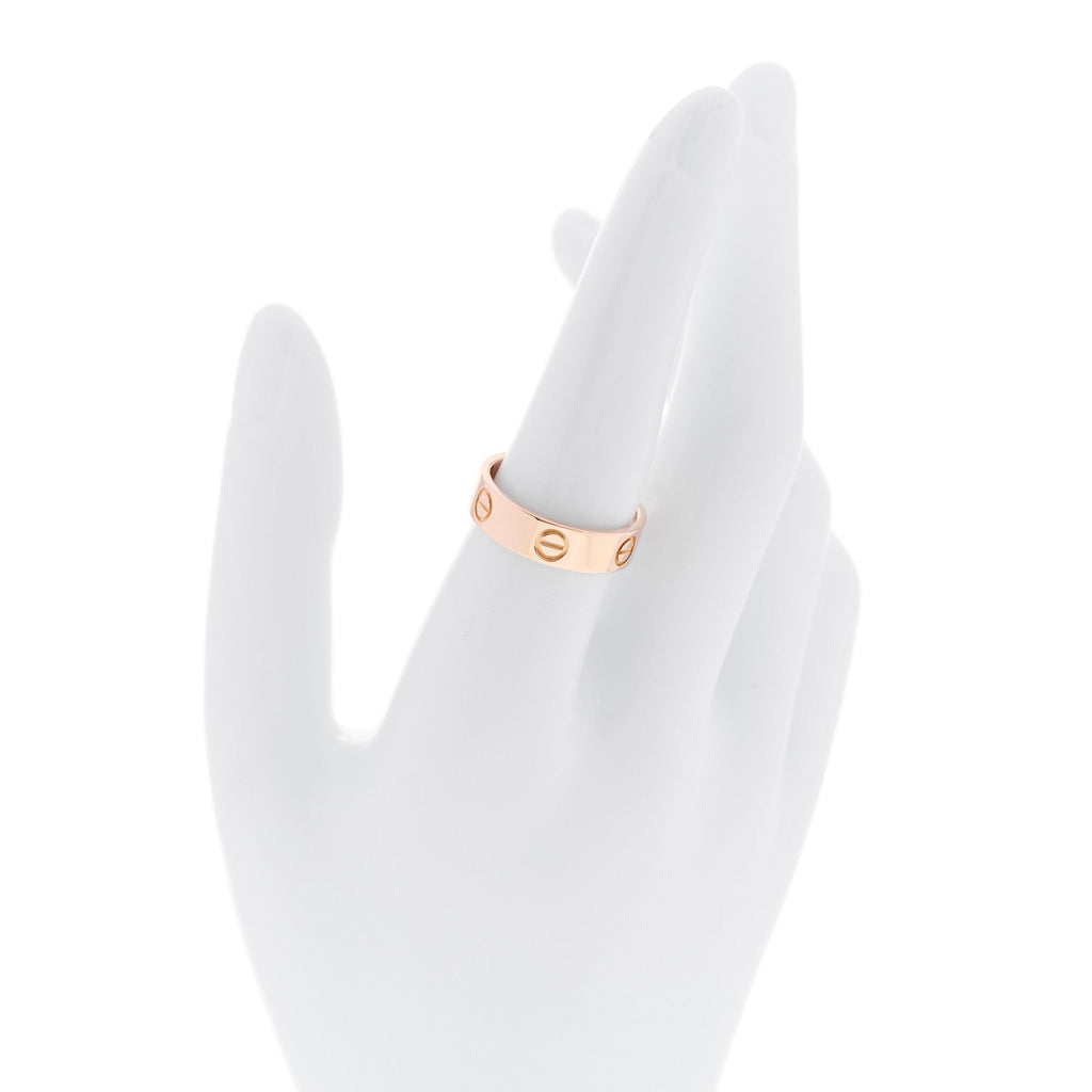 18K Pink Gold 5.5mm LOVE Ring 57 8