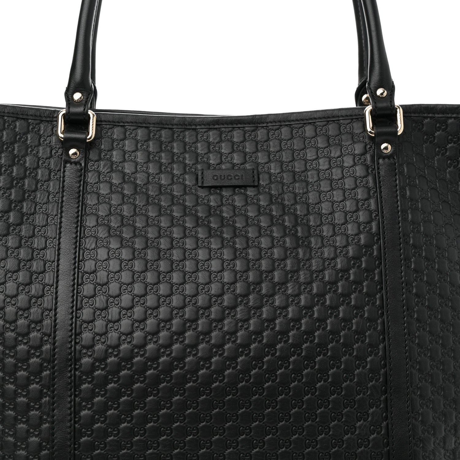 Microguccissima Medium Joy Tote Black