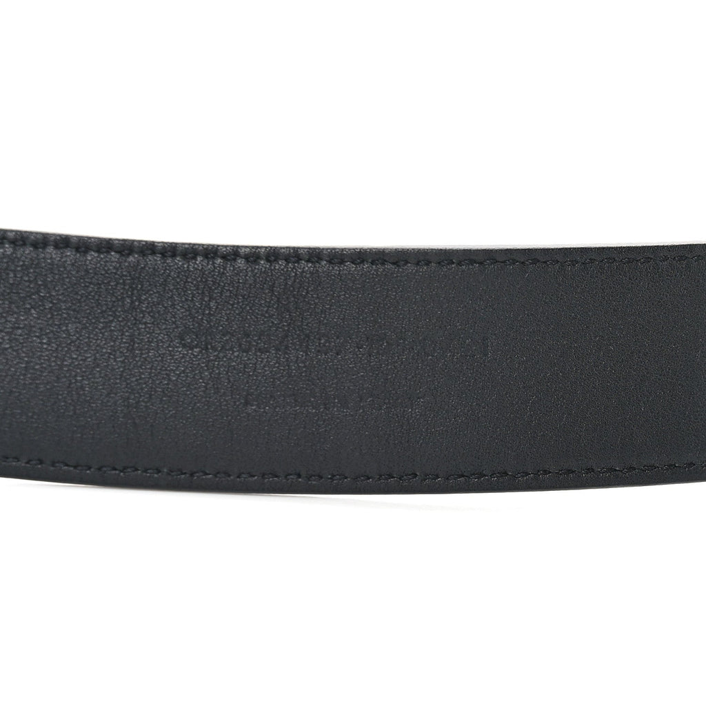 Lambskin Monogram Cassandre Square Buckle Belt 100 40 Black