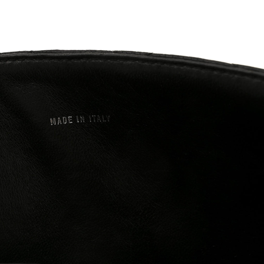 Caviar Quilted Jumbo Kelly Flap Black