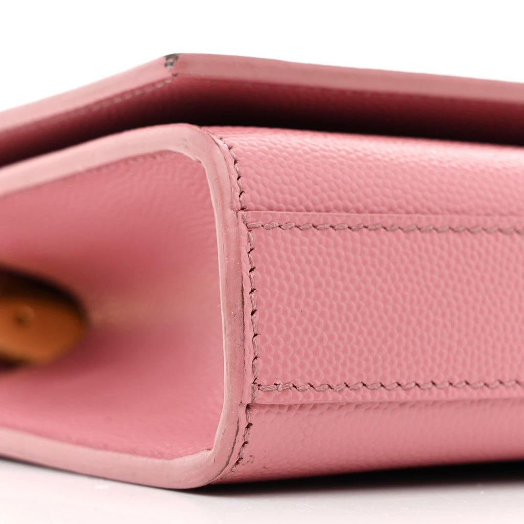 Grain De Poudre Small Classic Monogram Kate Satchel Old Rose