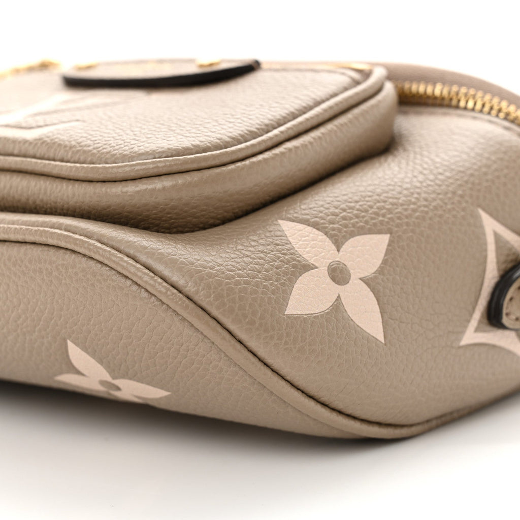 Empreinte Monogram Giant Mini Bumbag Tourterelle Cream