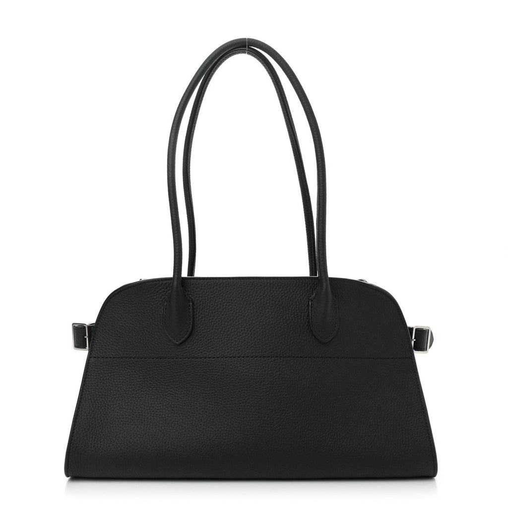 Grained Calfskin EW Margaux 12 Black