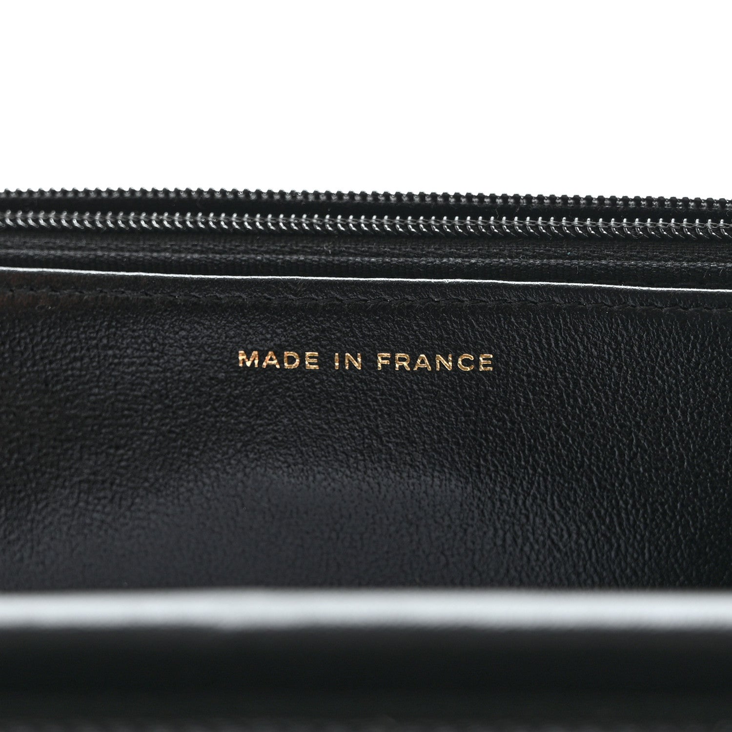 Lambskin Quilted Enamel Coco Casino Wallet On Chain WOC Black