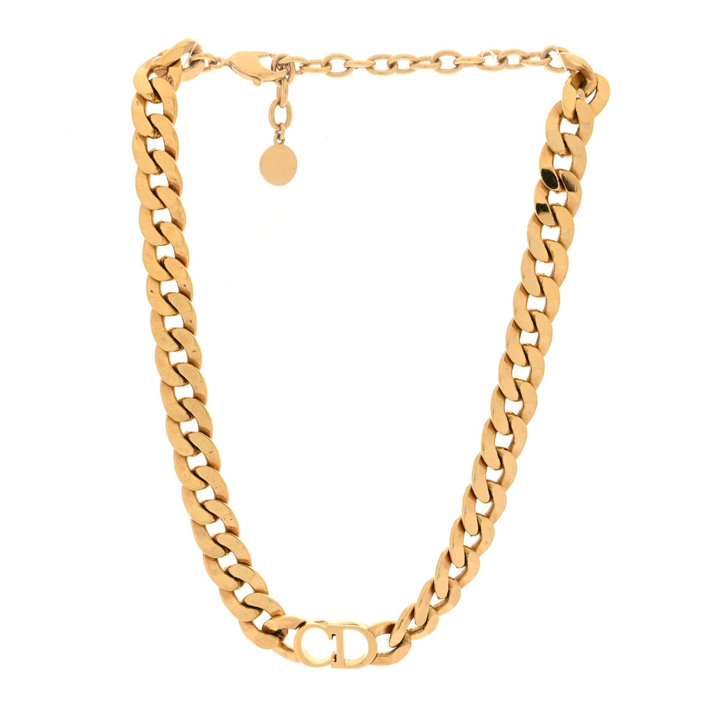Metal Danseuse Etoile Chain Choker Necklace Gold