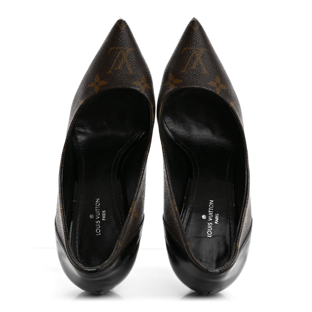 Monogram Cherie Pumps 36 Black