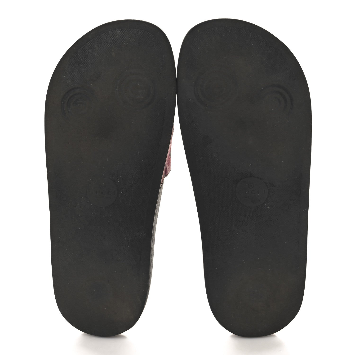 GG Supreme Monogram Blooms Slide Sandals 37 Beige Multicolor