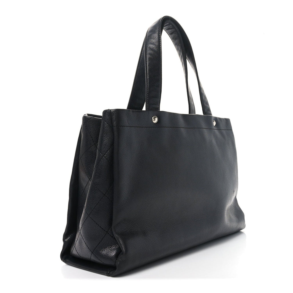 Caviar Executive Cerf Shopper Tote Black