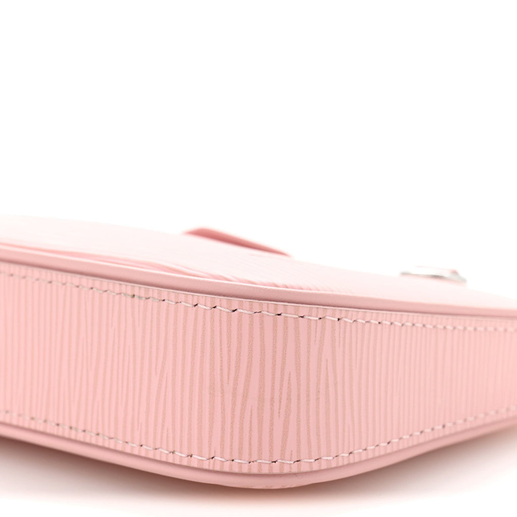 Epi Easy Pouch On Strap Rose Ballerine